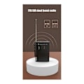 Miniatyrbild 3 av 5: Panda 6501 Portabel Kassettbandspelare AM/FM Radio Retro Musikspelare Walkman med Högtalare [Db] Black