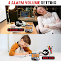 Miniatyrbild 5 av 5: Tm01 Kök Timer Digital Matlagningstimer Med Stor LCD-skärm Stora Siffror Alarmvolym Justerbar Timer Klocka Multifunktionell Bakgrundsbelyst Nedräkningstimer
