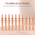 Miniatyrbilde 4 av 5: 10 stk 9-8215 Elektrode Termisk Dynamikk Sl60/100 Plasma Skjærebrenner [db] copper color