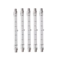 Miniatyrbilde 1 av 2: Dimbar R7s 189mm 100w Halogenpære Ac220-240v J189 Lineær Halogen Flomlys For Landskap, Sikkerhet, Gatebelysning (sett med 5) [DB]