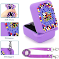 Miniatyrbild 4 av 5: Silikonfodral för Bitzee Digital Pet Interactive Virtual Toy, skyddande hudfodral för Bitzee Virtual Electronic Pets Accessories Db Purple