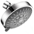 Miniatyrbilde 1 av 5: Dusjhode Høytrykk 4 Tommer 5-innstillings Justerbar Dusjhode Toppspray  [dB} Silver