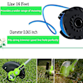Miniatyrbillede 3 af 3: String Trimmer Spole Line til Greenworks 24v 40v 80v (8 Spole, 2 Cap)