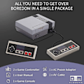 Miniatyrbillede 3 af 5: Klassisk Retro Spilkonsol Mini Videokonsoller Spil Med 620 Spil - Av Output_as Db UK Plug