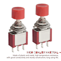 Pikkukuva 5 / 5: 15 kpl SPDT Hetkellinen Painonappikytkin - 3 Pin AC 2A 250V/ 5A 120V No/nc db