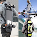 Miniatyrbilde 3 av 5: Universell skateboard skulderbærestropp, justerbare longboard skulderbærer ryggsekkbelter [DB]