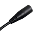 Miniatyrbilde 4 av 5: Bærbar 3-pins XLR trådløs fjernkontrollmottaker for røykmaskin, tåkemaskin, DJ-scene, kontrollermottaker [DB] Black