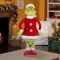 Miniatyrbild 3 av 5: Julgrinch Plyschdocka Mjuk Leksak Fylld För Barn Julgåva Heminredning {Db}