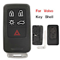 Miniatyrbild 1 av 5: 5/6 Knappar Smart Bilnyckel Skal Fodral Fob För Volvo S60 V60 S80 XC70 XC60 V70 2008-2017 Fjärrkontroll Skydd Tillbehör [DB] 5 Buttons