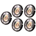 Pikkukuva 3 / 5: 5 kpl 8 ohmin 0,25 W 29 mm magneettikiinnityksellä varustettu kaiutin sähköleluille [DB] black  gold
