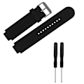 Miniatyrbild 1 av 5: Justerbart armband i silikon för Forerunner 25 med skruvmejsel{ DB} Black