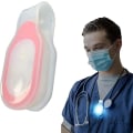 Miniatyrbilde 1 av 5: Led Wearable Lights For Nurses With Hands-free Magnetic Clip, For Hiking Dog Walking Running Doctors [DB] Red