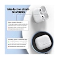 Miniatyrbilde 4 av 5: Hodetelefonladeretui for 3 Laderetui 450Mah Trådløst Laderetui Bluetooth Synkronisering Rask Paring [DB] White