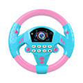 Miniatyrbilde 1 av 2: Simulering Kjøring Bilratt Musikk Lyd Klokke Leker Barn Tidlig Utdanning Læring Leker[DB] Pink Blue