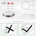 Miniatyrbillede 4 af 5: Cr1025 Batterier Knapcelsbatteri Perfekt Til Fjernbetjening Flere Anvendelser [DB] One card