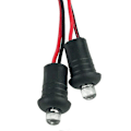 Miniatyrbilde 5 av 5: 2 stk 12V Blå Blinkende Dummy Falsk Bilalarm Dash Mount LED Lys Motorsykkel Tilbehør [DB]