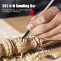 Miniatyrbillede 3 af 5: Sanding Sticks, 100-pak Tændstikker Dobbeltsidet Skrå Sanding Twigs Fine Detailing Sanding Stick [DB] as shown