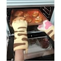 Miniatyrbild 3 av 5: Ugnsvantar Söt Kattdesign Bakhandskar Värmebeständiga Matlagningshandskar Grytlapp Roliga Grill Mikrovågsvantar Bagare Köksredskap för W db