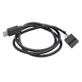 Miniatyrbild 4 av 5: Länk USB-kabel Sladd Tråd För Nzxt Kraken X73 X53 X63 CPU Vattenkylare Svart [Db] 90 Degree Connector