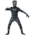 Pikkukuva 1 / 5: Musta Pantteri Lasten Asu Supersankari Asu Cosplay Bodysuit Lapsille Aikuisille db Gray 130cm