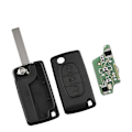 Miniatyrbilde 4 av 5: Bilnøkkel Fjernkontroll 433mhz Id46 Chip Pcf7941 Hu83 Blad For Citroen C3 C2 C5 {Db}