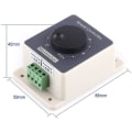 Miniatyrbilde 2 av 4: 12v hastighetsregulator 12v motorregulator, pulsbreddsmodulator Pwm motorhastighetsregulator 10-60v 20a Dc vattentätt skal