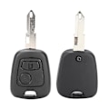 Miniatyrbillede 4 af 5: 2-Knap Nøgleskal Bilnøgleetui Dækslet Udskiftningstilbehør Passer til Peugeot 206 306 307 [DB]