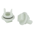 Miniatyrbillede 5 af 5: 3 stk. kødhakkerdele husholdning elektrisk kødhakker element plast gear ærme 418076 passer til Bosch BEKO [db] White