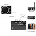 Miniatyrbillede 4 af 5: Ultra-kompakt Phono Forforstærker med RCA Input & Output 1/4 Tomme TRS Interfaces Preamplificador Pladespiller Forforstærker PP400 [DB] EU Plug