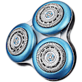 Miniatyrbillede 5 af 5: 2-pak S7000 Bladehoved til Sh70 Sh70/52 S7010 S7310 S7370 S7350 S7780 S7510 S772 - Super [DB] blue  silver