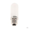 Miniatyrbilde 1 av 5: 2x Jdd Type 250w 220-240v E27 Frosted Halogen Light Bulb Modeling Lamp Tube Db