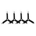 Miniatyrbilde 2 av 4: Justerbare stropper klips for laken madrassdeksler sofa pute elastisk bånd belte trekant elast