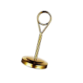 Miniatyrbilde 4 av 4: 1/2/3/5 Bordnummerholder i Rustfritt Stål, Skiltstativ, Fotostativ for [DB] Gold 10cm 1 Pc