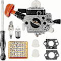 Miniatyrbild 2 av 5: Förgasarkit för Stihl FS131R HT133 HT131 KM131R FS311 [DB] Metal