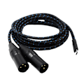 Pikkukuva 1 / 5: Type-C - 2XLR-kaapeli UsbC - 2XLR-sovitinjohto äänilaitteille Db 200cm
