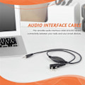 Miniatyrbillede 4 af 5: APRS-K1 Kabel Audio Interface Kabel til /// Android(APRSDroid)-IOS (APRSpro) DB Black