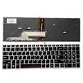 Miniatyrbilde 4 av 5: Laptop Tastatur bakgrunnsbelyst + Ramme For HP Probook 450 G5 455 G5 470 G5 Tastaturer [db] Silver frame with ba