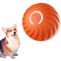 Miniatyrbilde 1 av 5: Automatisk rullende ball for hunder, smart ertende hundeballleke, slitesterke bevegelsesleker for valper, automatiske rullende ballleker, USB-oppladbar [DB] 1Pcs Orange