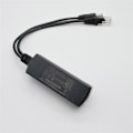Miniatyrbilde 3 av 5: Gigabit Mini PoE Splitter 10/100/1000Mbps POE Splitter DC Utgang 12V Power over Ethernet IEEE 802.3 [DB] Black
