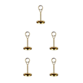 Miniatyrbilde 2 av 4: 1/2/3/5 Bordnummerholder i Rustfritt Stål, Skiltstativ, Fotostativ for [DB] Gold 10cm 5PCS