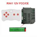 Miniatyrbild 5 av 5: Wellye Elektrisk leksaksbil för barn Bluetooth fjärrkontroll, Controller med mjuk startfunktion 2.4g Bluetooth-sändare [DB] FCC RC red