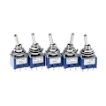 Pikkukuva 1 / 5: 5kpl 6-nastainen vaihtokytkin 6A 125VAC 6-nastainen DPDT on-on mini vaihtokytkin uusi shytmv [DB] One Size