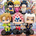 Miniatyrbild 5 av 5: Jojo Bizarre Adventure Anime Figur Leksaker Kujo Jotaro Figurine Higashikata Josuke Kakyoin Noriaki Actionfigur Modell Dock Leksaker Db 1PCS Random