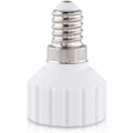 Miniatyrbillede 2 af 5: 4x Sokkeladapter - E14 Til Gu10 Sokkelkonverter - Bajonetfatning Lampeholder Adapter Til Halogen Led Pære db