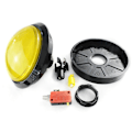 Miniatyrbild 5 av 5: Arcade Tryckknappar 100mm Stor Tryckknapp LED Belyst med Mikrobrytare [db] Red