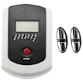 Miniatyrbillede 1 af 5: Monitor Speedometer med puls for stationære fitnesscykler, magnetisk cykel [db] white