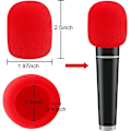 Miniatyrbild 4 av 5: 10-pack mikrofonvindskydd, färgglada mikrofonöverdrag, mikrofonöverdrag i skumgummi för olika headset, färg slumpmässig DB