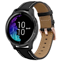 Pikkukuva 2 / 3: 18mm PU-nahkaranneke Huawei Watch GT 5 Pro 42mm/GT 5 41mm/GT 4 41mm -kelloon ruusukultaisella soljella, db Multicolor Style A