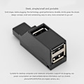 Miniatyrbillede 4 af 5: Usb 2.0 Hub Adapter Usb 2.0 Extender 3 Porte Usb Hub Høj Hastighed Dataoverførsel [DB]