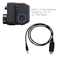 Miniatyrbilde 3 av 5: Usb Ci-v Interface-kabel for Icom Ct-17 Ic-706 Radio